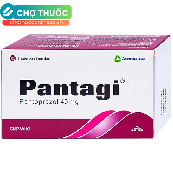 Thuốc Pantagi 40mg Agimexpharm điều trị viêm loét dạ dày tá tràng (30 viên)
