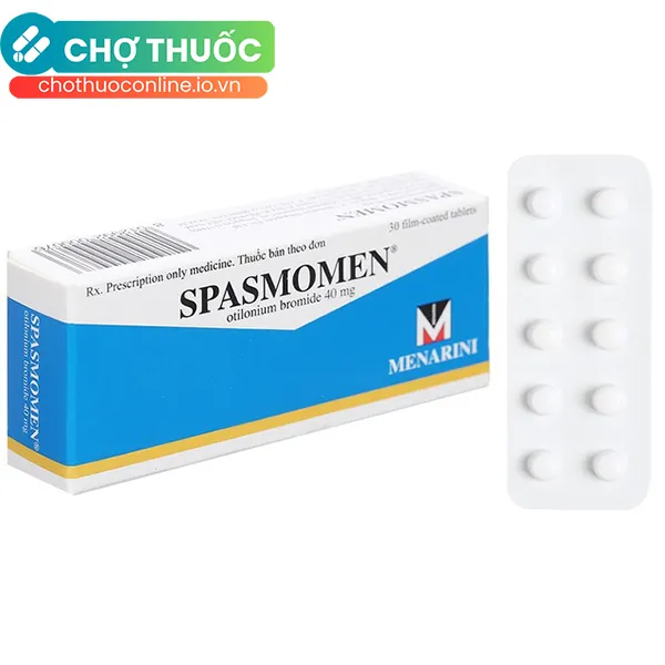 Thuốc Spasmomen 40mg Menarini điều trị hội chứng đại tràng kích thích (30 viên)