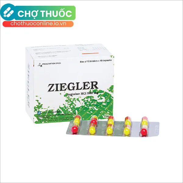 Thuốc Ziegler điều trị hỗ trợ các bệnh lý gan mật (hộp 6 vỉ x 10 viên)