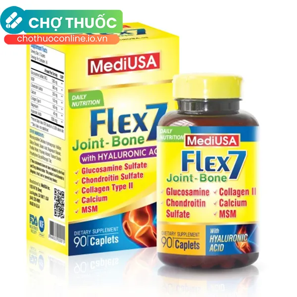 Viên bổ xương khớp MediUSA Flex 7 Joint-Bone Hộp 90 viên