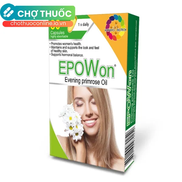 Viên uống bổ sung nội tiết tố nữ, đẹp da Epowon (Hộp 30 viên)