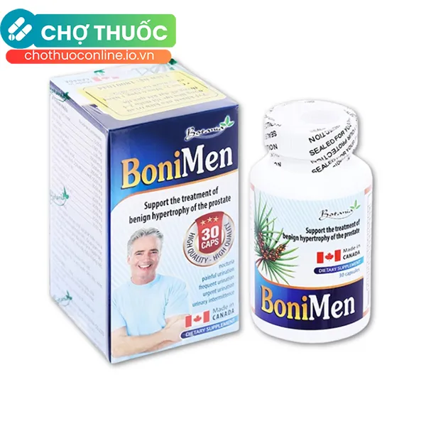 Viên uống BoniMen Botania điều trị bệnh phì đại tuyến tiền liệt (30 viên)