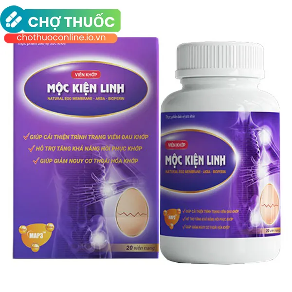 Viên uống giảm đau xương khớp Mộc Kiện Linh (Hộp 20 viên)