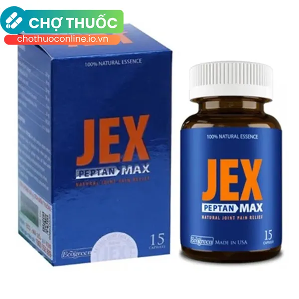 Viên uống Jex Natural Ecogreen hỗ trợ giảm đau trong thoái hoá khớp, viêm khớp (15 viên)