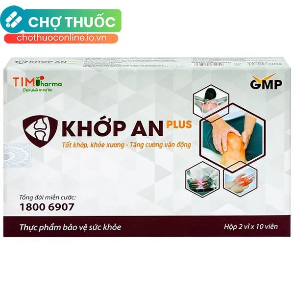 Viên uống Khớp An Plus hoạt huyết, mạnh gân xương (2 vỉ x 10 viên)