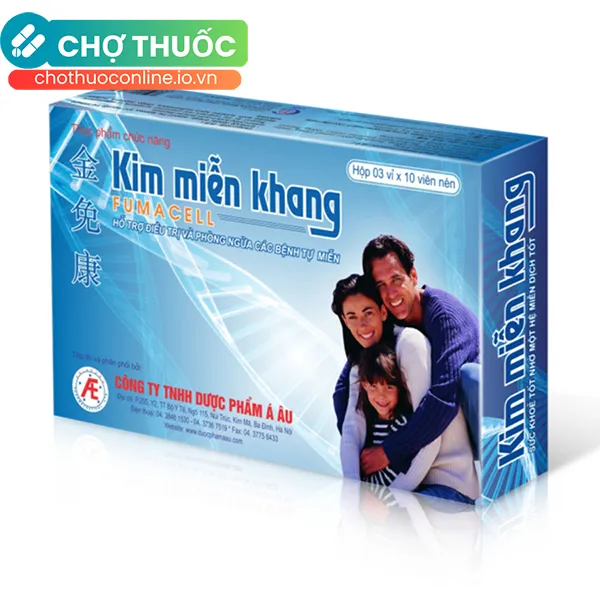 Viên uống Kim Miễn Khang hỗ trợ giúp ngăn ngừa các bệnh tự miễn (30 viên)
