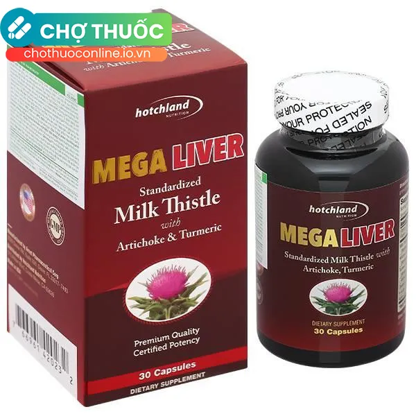 Viên uống Mega Liver giúp tăng cường chức năng gan (Hộp 30 viên)