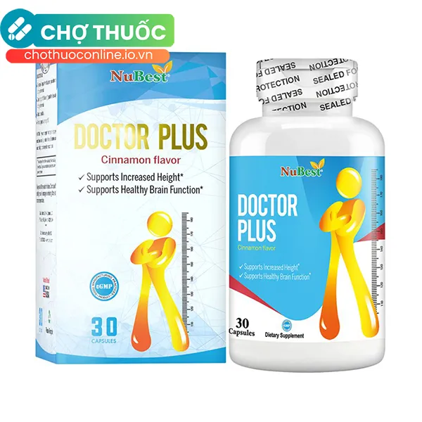Viên Uống NuBest Doctor Plus Giúp Tăng Chiều Cao Cho Trẻ Chai 60 Viên