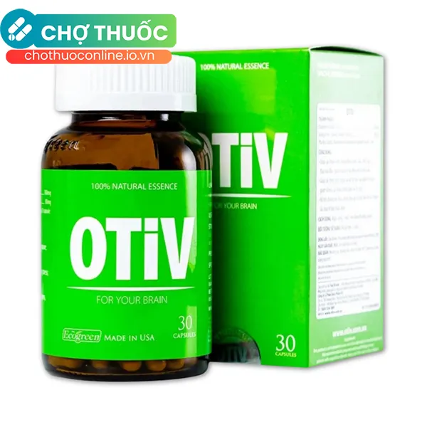 Viên uống OTiV Ecogreen giúp tăng cường dưỡng chất cho não (30 viên)